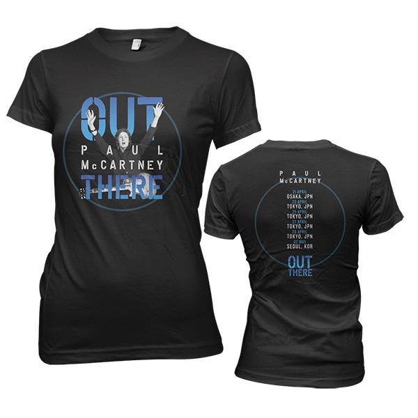 ビートルズポール・マッカートニーOUT THERE スタッフパスTシャツ2枚 レディースTシャツ ポール・マッカートニー アウトゼア・ジャパン