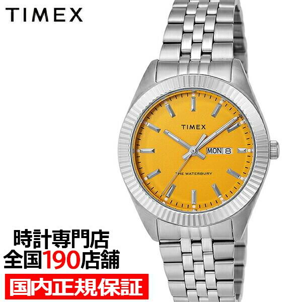 【美品】TIMEX Waterbury 腕時計 イエロー文字盤 箱付き TIMEX（タイメックス） Waterbury Legacy ウォーターベリー レガシー