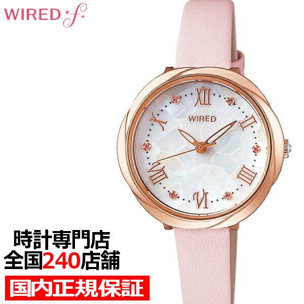 セイコー ワイアード エフ トウキョウ ガール ミックス モザイク 腕時計 レディース 革ベルト ピンク スワロフスキー Agek462 ザ クロックハウスpaypayモール店 通販 Paypayモール