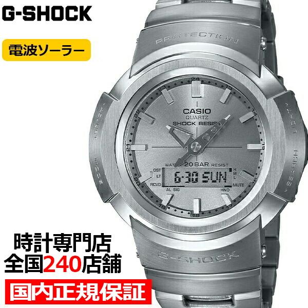G Shock ジーショック Full Metal フルメタル シルバー 電波ソーラー メンズ 腕時計 アナログ デジタル メタルバンド Awm 500d 1a8jf 国内正規品 カシオ ザ クロックハウスpaypayモール店 通販 Paypayモール