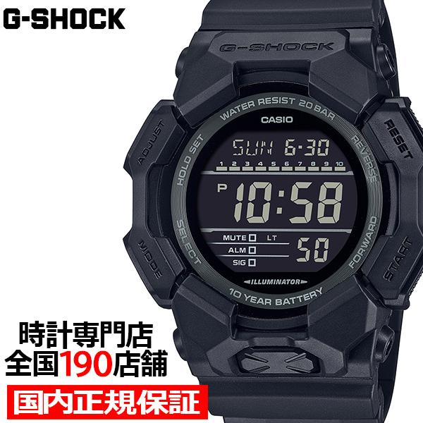G-SHOCK 10年バッテリー ビッグケース オールブラック GD-010-1A1JF メンズ 腕時計 電池式 デジタル 反転液晶 国内正規品 カシオ