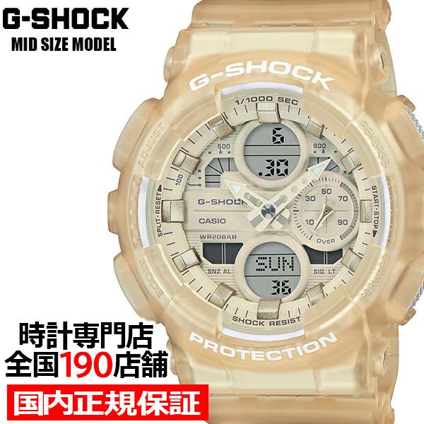 美品　【カシオ] ジーショック   GMA-S140NC-7AJF レディース G-SHOCK ミッドサイズ スケルトン GMA-S140NC-7AJF メンズ