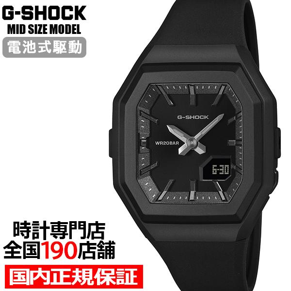 10月9日発売 G-SHOCK 小型ケースモデル GMA-S160-1BJF レディース 腕時計 電池式 アナデジ 樹脂バンド ブラック 国内正規品 カシオ
