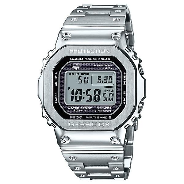 G-SHOCK ジーショック FULL METAL フルメタル シルバー 電波ソーラー Bluetooth メンズ 腕時計 デジタル メタルバンド  GMW-B5000D-1JF 国内正規品 カシオ 品薄