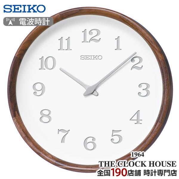 SEIKO（セイコー） ぬくもり 電波 掛時計 クロック 木枠 nu・ku・mo