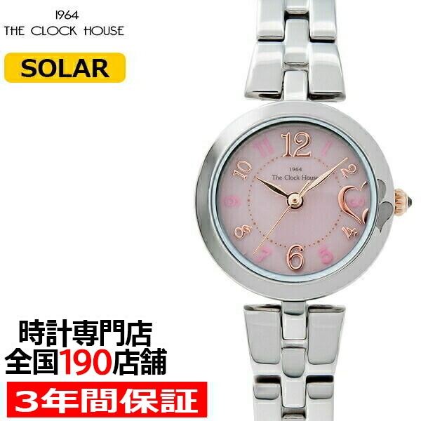 ザ クロックハウス 腕時計 レディース ソーラー ピンク シルバー 秒針 ハート キラキラ おしゃれ フェミニン カジュアル Lfcシリーズ Lfc1003 Pk1a 雑誌掲載 ザ クロックハウスpaypayモール店 通販 Paypayモール