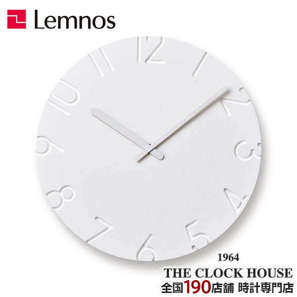 Lemnos タカタレムノス カーヴド 掛時計 クロック ホワイト