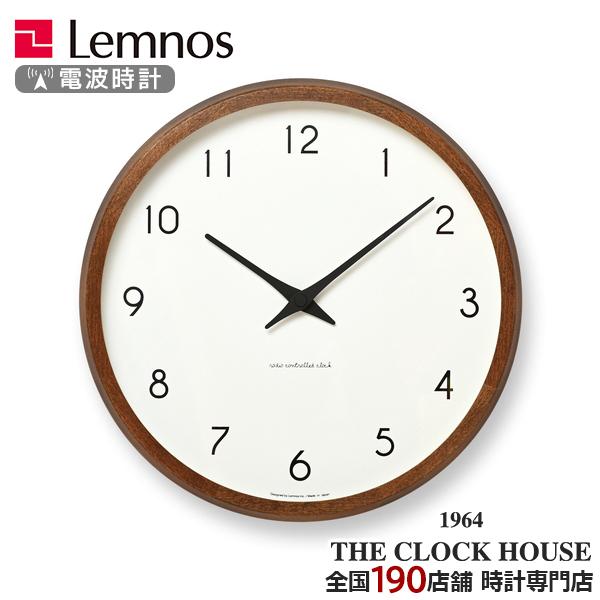Lemnos レムノス 掛け時計 PC10-24W タカタレムノス ブラウン Lemnos レムノス 掛け時計 PC10-24W タカタレムノス ブラウン