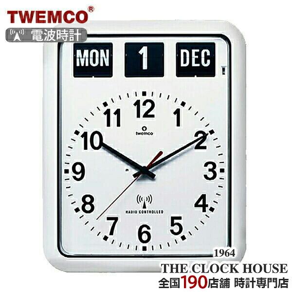 TWEMCO トゥエンコ 電波 掛時計 パタパタ時計 フリップクロック 