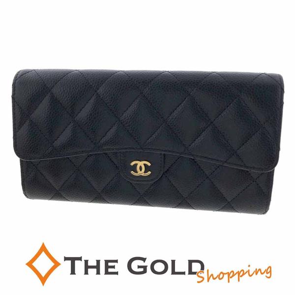 CHANEL（シャネル） ロングウォレット AP0241 マトラッセ キャビア