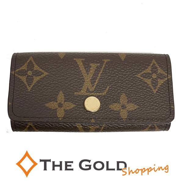 ルイヴィトン キーケース ダミエ ミュルティクレ4 ブラウン 4連フック LOUIS VUITTON（ルイ・ヴィトン） ミュルティクレ4 M69517 キーケース