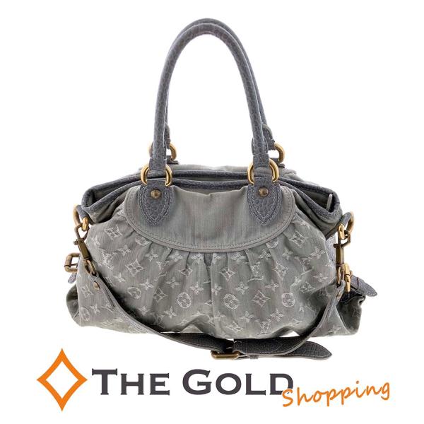 LOUIS VUITTON ネオカヴィ MM ショルダー付き LOUIS VUITTON ルイヴィトン ネオカヴィMM モノグラムデニム