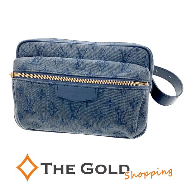 ルイヴィトン バムバッグ アウトドア モノグラム デニム ボディバッグ モノグラムデニム M44741 ブルー メンズ LOUIS VUITTON  中古 R&Kリサイクルキング LOUIS VUITTON（ルイ・ヴィトン） バムバッグアウトドア M44741
