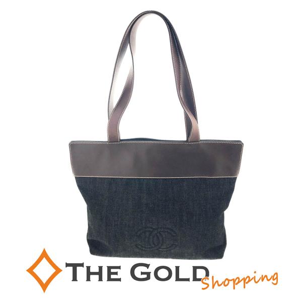 CHANEL（シャネル） トートバッグ ココマーク デニム ブラック