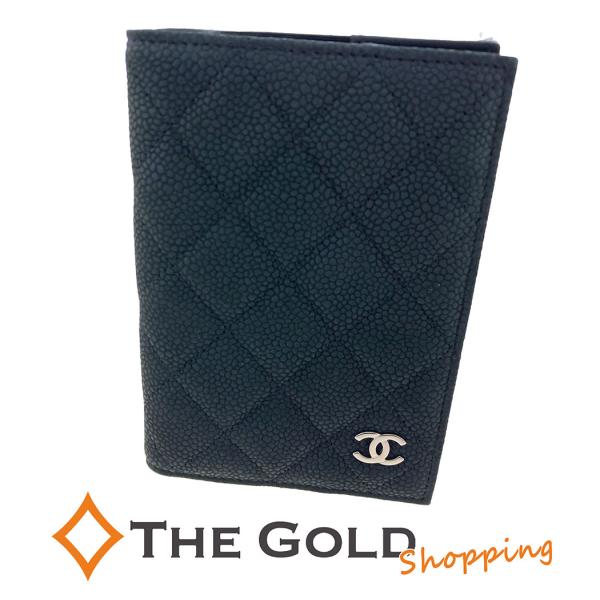 CHANEL（シャネル） パスポートケース キャビアスキン マトラッセ 