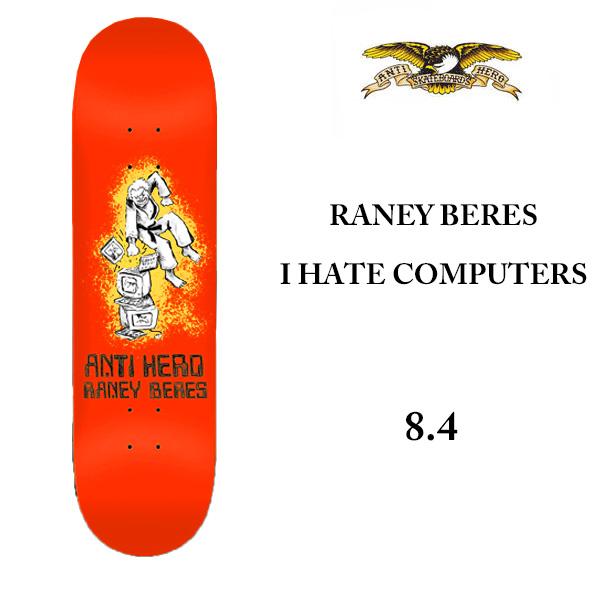 ANTIHERO（アンタイヒーロー） ANTIHERO SKATEBOARDS デッキ 8.4インチ
