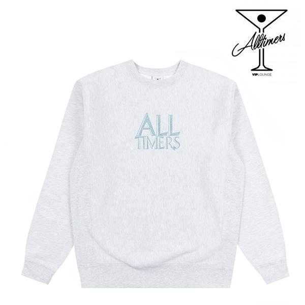 ALLTIMERS スウェット ALLTIMERS TAVERNA EMBROIDERED CREW （HEATHER