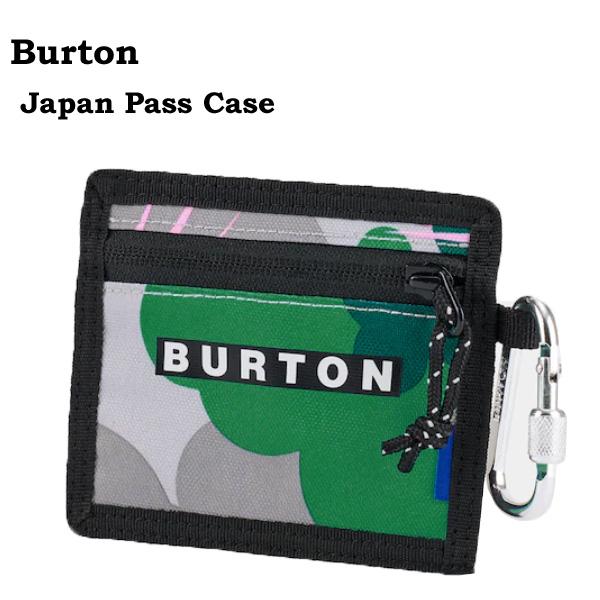 BURTON　バートンBurton ジャパン パス ケース カラビナ付き　PASSCASE600DポリエステルとPUの裏地リフト券サイズのクリアポケット外側にジップポケットカラビナ付きbluesignの認証を受けた素材は、安全な化学薬品のみ...