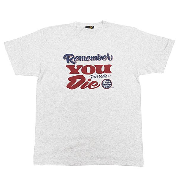 GREENCLOTHING Tシャツ 半袖 メンズ レディース　グリーンクロージング  WILL DIE TEE （アッシュ）