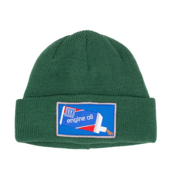 GX1000 ビーニー ジーエックスセン 緑 Engine Oil Beanie （Forest
