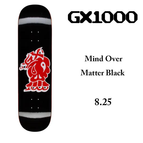GX1000 デッキ 【 8.25インチ 】 Mind Over Matter Black Deck