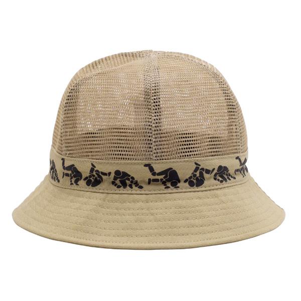 SALE HOCKEY ハット バケットハット SKATEBOARDS ホッケー FALL GUY MESH BUCKET HAT（TAN）
