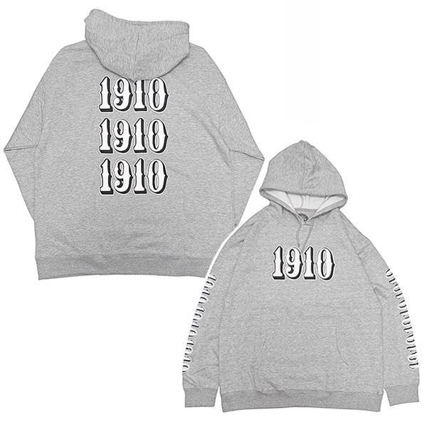 1910 9teenten パーカー 1910 3 UP PULLOVER HOODIE （HEATHER