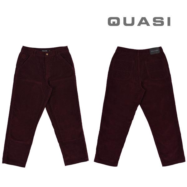 クワージー QUASI ダブルニーパンツ 黒 クワージー QUASI ダブルニーパンツ 黒