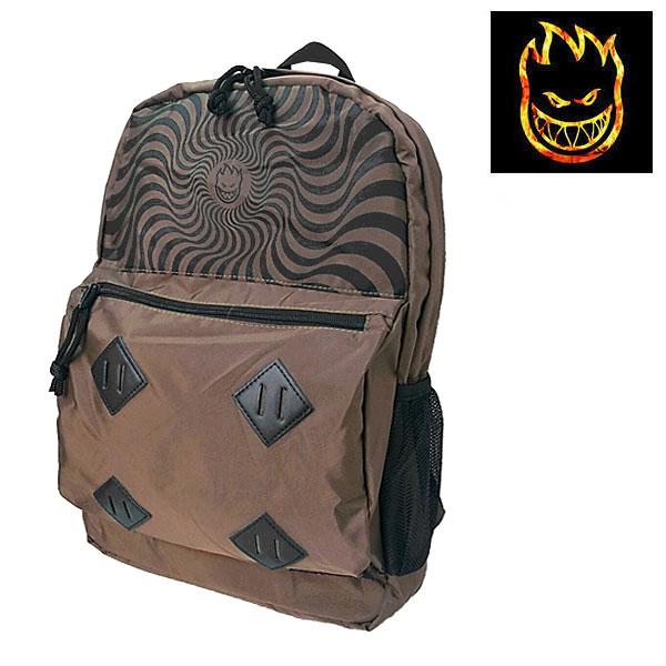 10/4まで期間限定 値下げ SALE バックパック リュック スピットファイア SPITFIRE WHEELS BIGHEAD SWIRL BACKPACK （BROWN）