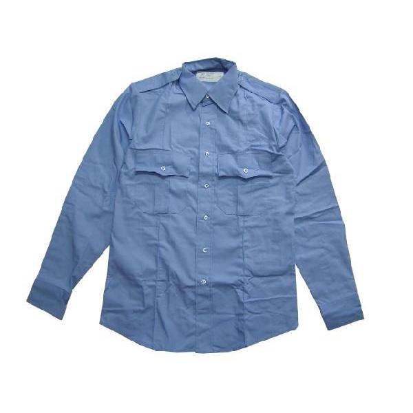 フランス市警察 長袖シャツ 夏用 サイズS 実物 ROTHCO ロスコ長袖ポリスシャツ POLICE LONG-SLEEVE SHIRT 30010
