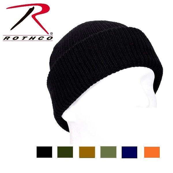 ロスコ 無地 ニット キャップ Made In USA Rothco Acrylic Watch Cap 5464他(6色）