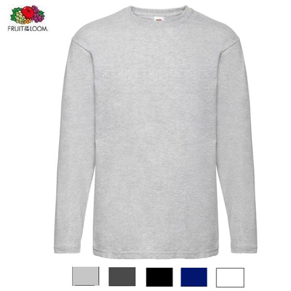 FRUIT OF THE LOOM ホワイト長袖Tシャツ L FRUIT OF THE LOOM フルーツオブザルーム 長袖 Tシャツ メンズ