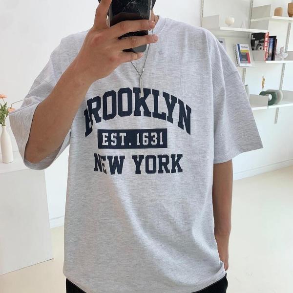 プリント 半袖 Tシャツ ブルックリン Brooklyn T-SHIRT(3色