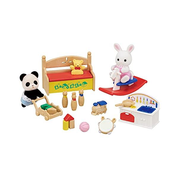 しろウサギ赤ちゃん/フリーサイズ/DF-20・Style:しろウサギPatternName:赤ちゃん・シルバニアファミリーは「心を育て、夢・幸せをつくる玩具」 として、1985年の発売以来、子どもから大人まで広く愛されています。・しろウサギ...