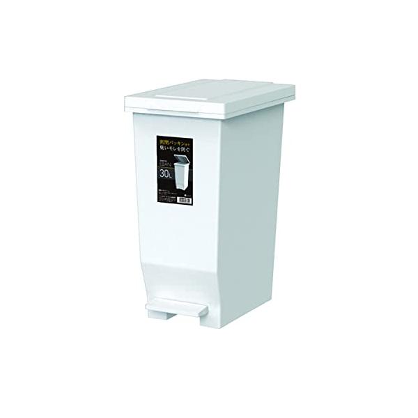 密閉タイプホワイト/30L/6301・パッケージ個数:1・サイズ:25.2×41×52.4cm・商品重量:1780ｇ・材質:フタ・本体・袋止め・ペダル/ポリプロピレン、ペダルロッド/スチール、パッキン/ポリエチレン・容量:30L・市販45L...