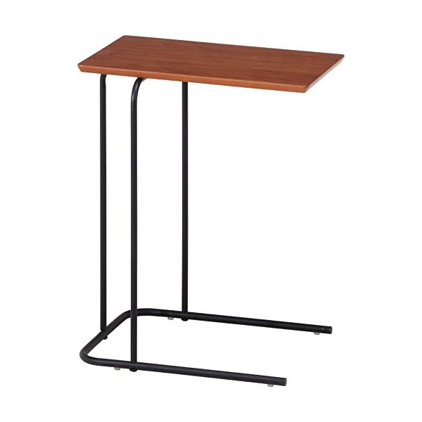 突板ブラウン/幅35×奥行46×高さ60cm/12519・Color:ブラウンStyle:突板・パッケージ個数:1・どこでも省スペースで使える、サイドテーブル・サイズ:幅35×奥行46×高さ60cm・素材・材質:天然木化粧繊維板(ウォールナ...