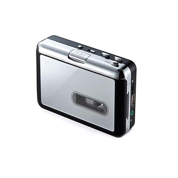 HIL PC不要カセットテープ USB変換プレーヤー カセットテープデジタル化 MP3コンバーターMP3の曲を自動分割USBメモリー保存