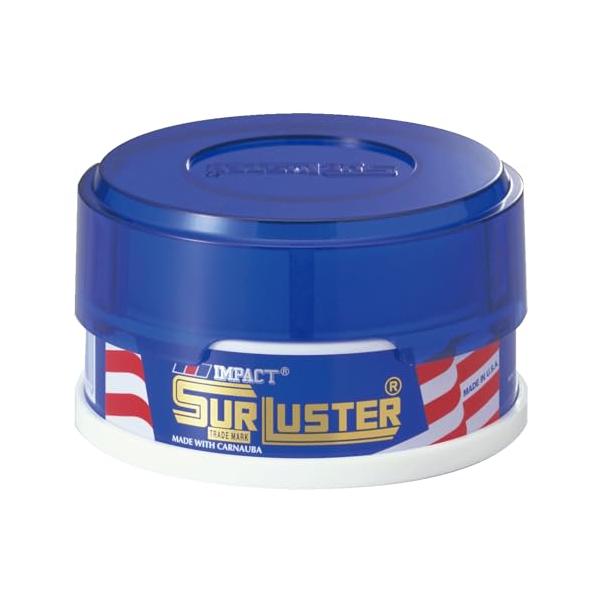 他サイト： SurLuster(シュアラスター) インパクト ジュニア 100g 固形ワックス 天然カルナバ蝋 艶 スポンジ付き ツヤ 光沢 保護 自動車の商品画像