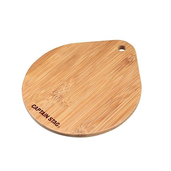 他サイト： キャプテンスタッグ(CAPTAIN STAG) グランピング キッチン用品 スキレット 竹製プレートUG-3018の商品画像