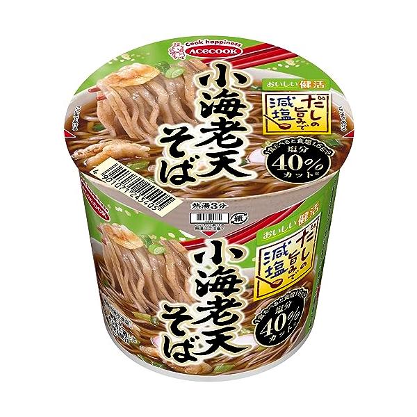他サイト： エースコック だしの旨みで減塩 小海老天そば 42g×12個の商品画像