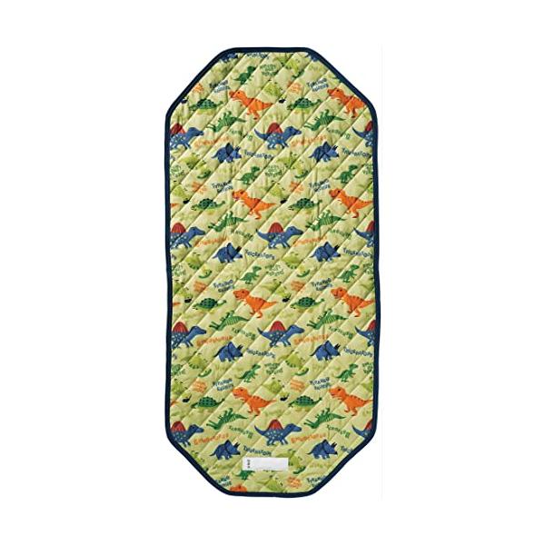 ディノサウルス/Medium/BCV2・Size:Medium・パッケージ個数:1・サイズ:約60×130cm/材質:ポリエステル/原産国:中国・コット(簡易ベッド)カバーMサイズ、名前が記入できる「お名前タグ」付き・裏面:通気性に優れたメ...