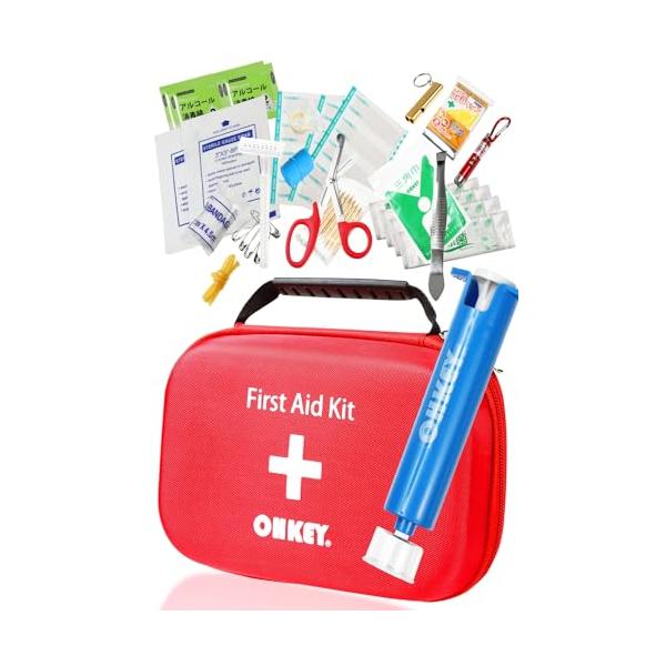 マルチカラー/-/-・?【防災士推薦】防災のプロである現役防災士が監修推薦するOHKEY救急セット大・?アウトドア 登山 スポーツ時など外出先で 『いつ』突然のケガや毒虫刺されにおそわれるか分かりません。・?『何かあってから』では遅すぎます...