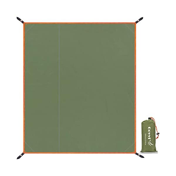 ??主?アーミーグリーン/180x210cm/GNTTS180・Size:180x210cmColor:アーミーグリーン・【高い防水性テントシート】こちらのテントシートは210D引き裂く防止のオックスフォードを採用し、シートの裏面はシルバー...