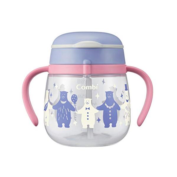 他サイト： コンビ ラクマグ 漏れないストロー しろくま 2) しろくま パープル 1個 (x 1)の商品画像