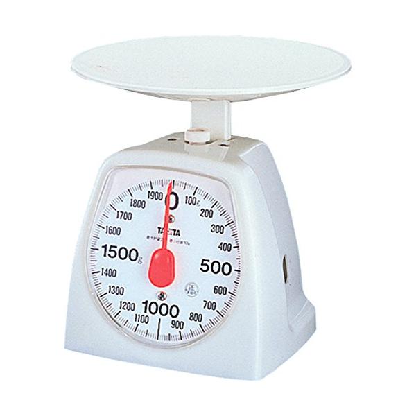 他サイト： タニタ tanita クッキングスケール キッチン はかり 料理 アナログ 2kg 10g単位 日本製 ホワイト 1439-ORの商品画像