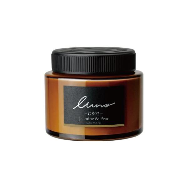 他サイト： カーメイト(CARMATE) 車用 消臭芳香剤 ルーノ フレグランス ゲル 置き型 ジャスミン&amp;ペアー 60g G892の商品画像