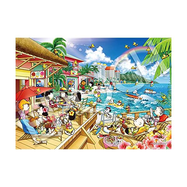 他サイト： エポック社 2000スーパースモールピース ジグソーパズル PEANUTS ピーナッツ ビーチリゾート (38×53cm) 54-218s のりの商品画像