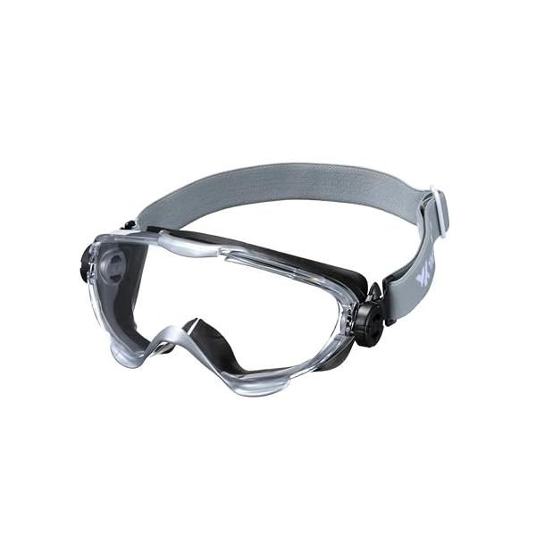 他サイト： [山本光学] YAMAMOTO YG-6000 ゴーグル(バックルなし) マスク併用可 レンズにキズがつきにくい ブラック×シルバー PET-Aの商品画像