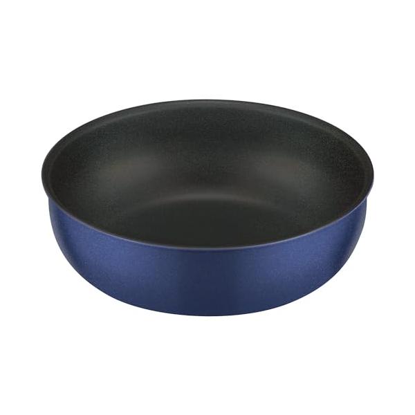 他サイト： サーモス デュラブルシリーズ 取っ手の取れる炒め鍋 24cm ガス火専用 インディゴブルー KVC-024D IBLの商品画像