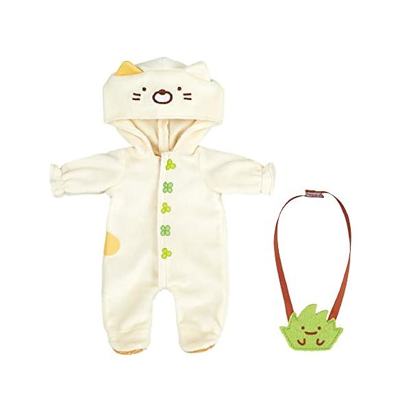 すみっコぐらし ねこのベビーオール/-/1851600・Color:すみっコぐらし ねこのベビーオール・メルちゃんシリーズ・対象年齢:3歳以上・セット内容:ねこのベビーオール、ざっそうのバッグ・すみっコぐらしのねこになりきれるベビーオールの...